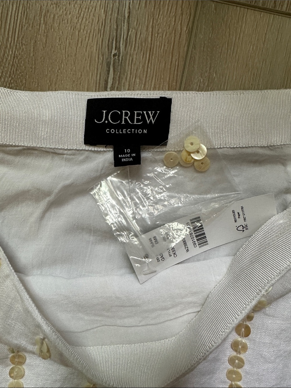 J Crew Collection Shell Linen Skirt - Picture 6 of 11